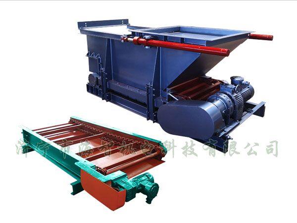 鏈板式給料機(jī)包括電控系統(tǒng)，電控系統(tǒng)包括就地控制系統(tǒng)和/或遠(yuǎn)程控制系統(tǒng)